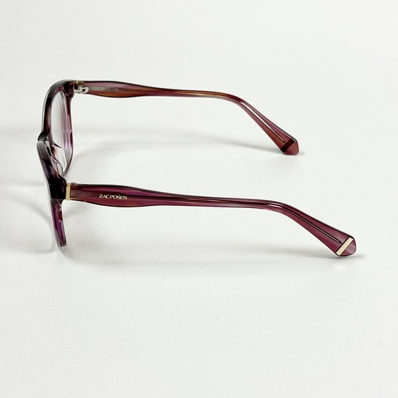 ZAC POSEN Deeda EYEGLASSES Frame Purple TORTOISE Cat Eye 51-17-135 Full Rim main image 8